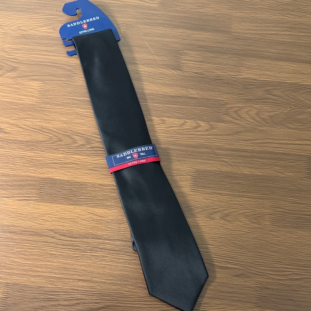 Saddlebred Classic Black‎ Tie Extra Long